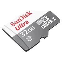 SanDisk MicroSDHC karta 32GB Ultra (R:100/W:100 MB/s, UHS-I, C10) + adaptér