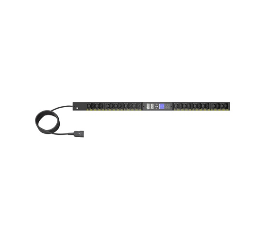 Eaton G4 Rack PDU měřené, 0U, 39U, vstup IEC-60309, 3m kabel, 1ph, 14,5kW, 63A, 200-240V, 42 zásuvek (24)C13, (18)C39