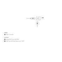 DICOTA USB-C to Display Port Mini Adapter with PD (8k/100W)