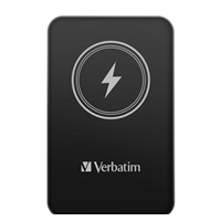 VERBATIM Powerbanka Charge 'n' Go, Magnetická, 5000 mAh, USB-C, Černá