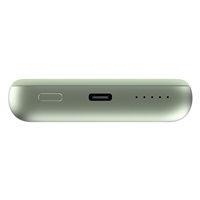 VERBATIM Powerbanka Charge ‘n‘ Go, Magnetická, 10000 mAh, USB-C, Zelená