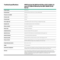 HPE PL DL380g10 Plus 4310 (2.1/12C) 32G MR416i-p/4Gssb 8SFFBCU3 1x800Wtit L9 ocp2x10GSFP+ RF NBD333 P55279-421 RENEW