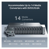 TP-Link MC1400 14slotové rackové šasi