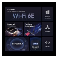 MERCUSYS MA86XE WiFi6E PCIe adapter