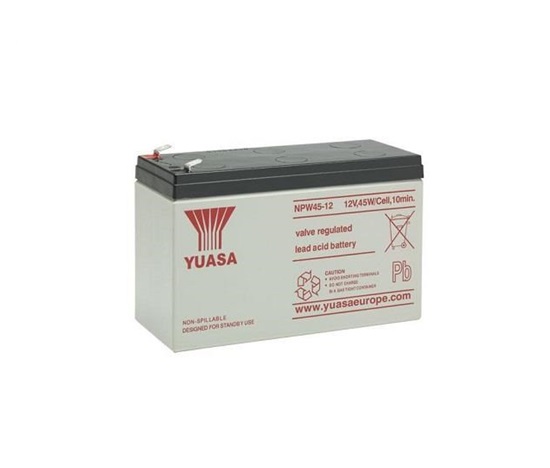 Baterie - YUASA NPW45-12 (12V/9Ah - Faston f2 250), životnost 5let