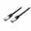C-TECH kabel patchcord Cat5e, FTP, černý, 0,25m
