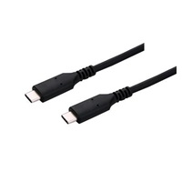C-TECH kabel USB 4.0, Type-C (CM/CM), PD 100W, 40Gbps, 0,5m, černý