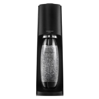 SodaStream Terra Black výrobník sody, mechanický, 2x 1l láhev SodaStream Fuse, bombička s CO2, černý