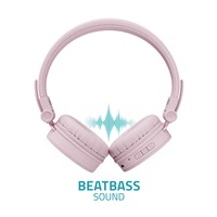 LAMAX Beat Blaze2 náhlavní sluchátka, USB-C - růžová