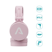 LAMAX Beat Blaze2 náhlavní sluchátka, USB-C - růžová