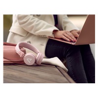 LAMAX Beat Blaze2 náhlavní sluchátka, USB-C - růžová