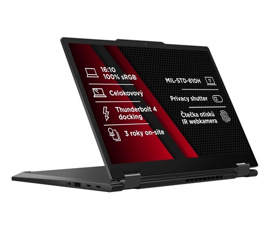 LENOVO NTB ThinkPad X13 2-in-1 G5 - Ultra5 125U,13.3" WUXGA Touch,16GB,512SSD,5MP+IRcam,LTE,W11P
