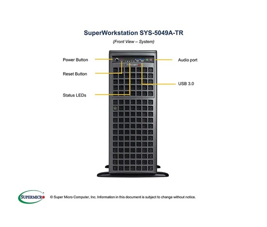 SuperMicro SuperWorkstation SYS-5049A-TR