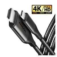 BAZAR AXAGON RVC-HI2MC, USB-C -> HDMI 2.0a redukce / kabel 1.8m, 4K/60Hz HDR10 - POŠKOZENÝ OBAL