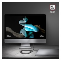BAZAR AXAGON RVC-HI2MC, USB-C -> HDMI 2.0a redukce / kabel 1.8m, 4K/60Hz HDR10 - POŠKOZENÝ OBAL