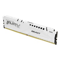 KINGSTON DIMM DDR5 16GB 6400MT/s CL32 ECC FURY Beast XMP Bílá