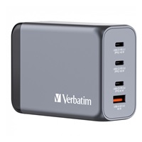 VERBATIM GaN Nabíječka do sítě GNC-240, 240W, 3x USB-C, 1x USB