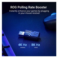 ASUS myš ROG Keris II Ace, bezdrátová herní myš, černá