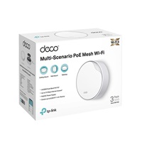 TP-Link Deco X50-PoE (1-pack) WiFi6 Mesh (AX3000,2,4GHz/5GHz,1x2,5GbELAN/WAN,1xGbELAN/WAN,1xPoE)