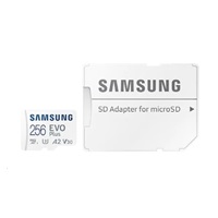 Samsung micro SDXC karta 256GB EVO Plus + SD adaptér