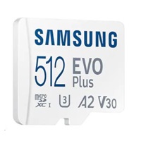 Samsung micro SDXC karta 512 GB EVO Plus + SD adaptér