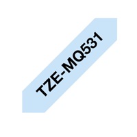 BROTHER Originální kazeta s páskou Brother TZe-MQ531 - černá na pastelově modré, 12 mm