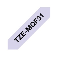 BROTHER Originální Brother TZe-MQF31 páska černá na pastelově fialové - 12mm