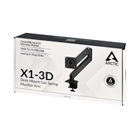 BAZAR - ARCTIC držák na monitor X1-3D, ocel, matná černá - Poškozený obal (Komplet)