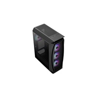 AEROCOOL skříň Aero One Frost ML G, Mid tower, 2x USB 3.0, 2x audio, 4x 120mm RGB Fan, bez zdroje