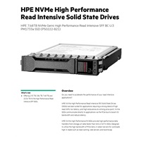 HPE 7.68TB NVMe Gen4 High Performance Read Intensive SFF BC U.3 PM1733a SSD P50222-B21 RENEW
