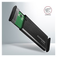 BAZAR - AXAGON EEM2-SBC, USB-C 3.2 Gen 2 - M.2 SATA SSD kovový RAW box, bezšroubkový - Po opravě (Komplet)