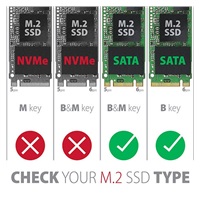BAZAR - AXAGON EEM2-SBC, USB-C 3.2 Gen 2 - M.2 SATA SSD kovový RAW box, bezšroubkový - Po opravě (Komplet)