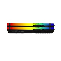 KINGSTON DIMM DDR5 32GB (Kit of 2) 6000MT/s CL30 Non-ECC FURY Beast RGB XMP, Černá