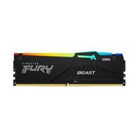 KINGSTON DIMM DDR5 8GB 6000MT/s CL30 Non-ECC FURY Beast RGB EXPO, Černá – náhled 1