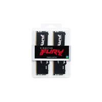 KINGSTON DIMM DDR5 16GB (Kit of 2) 6000MT/s CL30 Non-ECC FURY Beast RGB EXPO, Černá