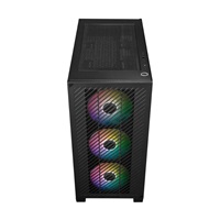 Cooler Master case Elite 301, mATX, Průhledná bočnice, 3x 120mm ARGB Fan, Černá