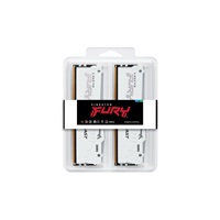 KINGSTON DIMM DDR5 64GB (Kit of 2) 6400MT/s CL32 Non-ECC FURY Beast RGB XMP, Bílá