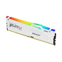 KINGSTON DIMM DDR5 16GB 6400MT/s CL32 Non-ECC FURY Beast RGB EXPO, Bílá