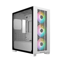 Cooler Master case Elite 301, mATX, Průhledná bočnice, 3x 120mm ARGB Fan, Bílá