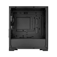 Cooler Master case Elite 301 Lite, mATX, Průhledná bočnice, 1x 120mm Fan, Černá