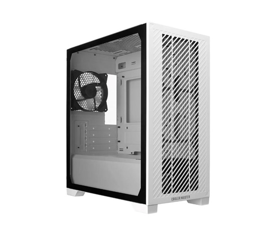 Cooler Master case Elite 301 Lite, mini-ITX, 1x 120mm Fan, bez zdroje, bílá