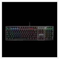 A4tech Bloody Klávesnice B750N, herní klávesnice, mechanická, drátová, Green Switch, CZ/SK, Černá