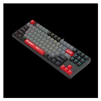 A4tech Bloody Klávesnice S87, herní klávesnice, mechanická, drátová, Red Switch, CZ/SK, Černá