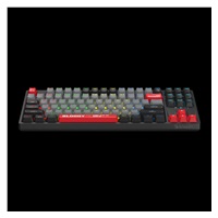 A4tech Bloody Klávesnice S87, herní klávesnice, mechanická, drátová, Red Switch, CZ/SK, Černá
