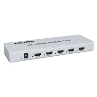 PremiumCord HDMI 2.1 splitter 1-4 porty, 8K@60Hz, 4K@120Hz, 1080p, HDR