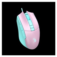 A4tech Bloody Myš L65 Max, podsvícená herní myš, 12000 DPI, USB, Růžová