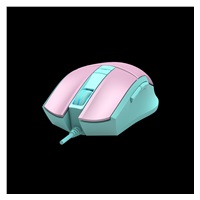 A4tech Bloody Myš L65 Max, podsvícená herní myš, 12000 DPI, USB, Růžová