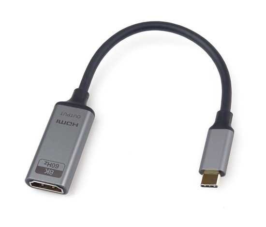 PremiumCord Adaptér USB-C na HDMI rozlišení obrazu 8K@60Hz,4K@144Hz, 20cm