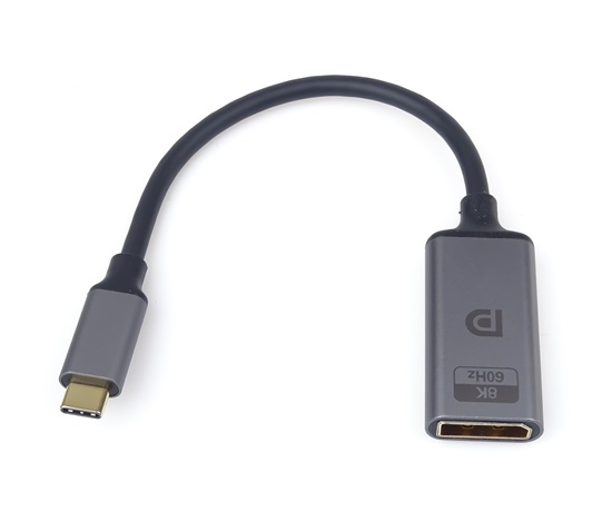 PremiumCord adaptér USB-C na DisplayPort DP1.4 Male/Female 8K@60Hz a 4k@120Hz 20cm