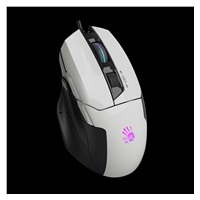 A4tech Bloody Myš W70 Max Activated, podsvícená herní myš, 12000 DPI, USB, Bílá